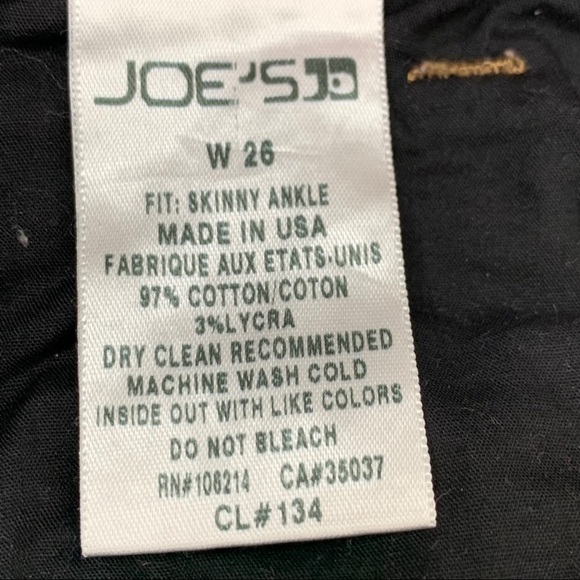 Joe's size 26 Psychedelic Floral Stretch Cords - Picture 9 of 10